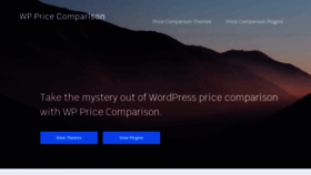 What Wppricecomparison.com website looked like in 2021 (2 years ago)