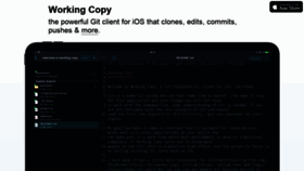 What Workingcopyapp.com website looked like in 2021 (2 years ago)
