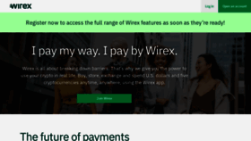 What Wirexapp.com website looked like in 2021 (2 years ago)