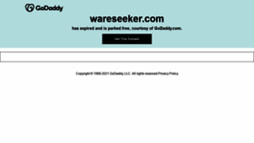 What Wareseeker.com website looked like in 2021 (2 years ago)
