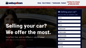 What Webuyallcarsinnj.com website looked like in 2021 (2 years ago)