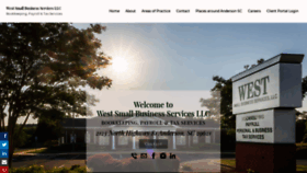 What Westsmallbusiness.com website looked like in 2021 (2 years ago)