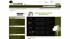 What Woodholz.eu website looked like in 2021 (2 years ago)