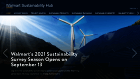 What Walmartsustainabilityhub.com website looked like in 2021 (2 years ago)