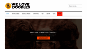 What Welovedoodles.com website looked like in 2021 (2 years ago)