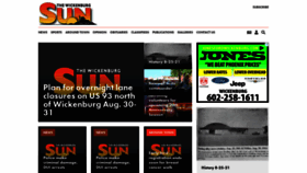 What Wickenburgsun.com website looked like in 2021 (2 years ago)