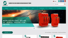 What Worldsunlight.com website looked like in 2021 (2 years ago)