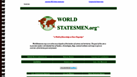 What Worldstatesmen.org website looked like in 2021 (2 years ago)