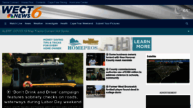 What Wect.com website looked like in 2021 (2 years ago)