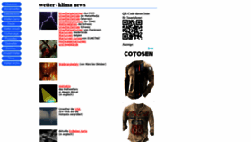 What Wetterklima.de website looked like in 2021 (4 years ago)