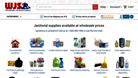 What Wholesalejanitorialsupply.com website looked like in 2021 (2 years ago)