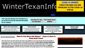 What Wintertexaninfo.com website looked like in 2021 (2 years ago)