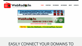 What Web-radio.com website looked like in 2021 (2 years ago)