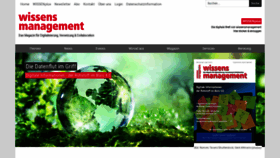 What Wissensmanagement.net website looked like in 2021 (2 years ago)
