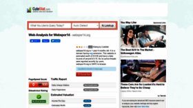 What Webspor14.org.cutestat.com website looked like in 2021 (2 years ago)