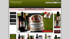 What Winemax.ie website looked like in 2021 (2 years ago)