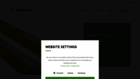 What Wieland-electric.com website looked like in 2021 (2 years ago)