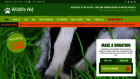 What Wildlifeaid.org.uk website looked like in 2021 (2 years ago)