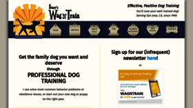 What Wagntrain.com website looked like in 2021 (2 years ago)