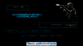 What War3zone.eu website looked like in 2021 (2 years ago)