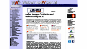 What Webwinkelwijzer.nl website looked like in 2021 (2 years ago)