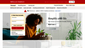 What Welsfargo.com website looked like in 2021 (2 years ago)