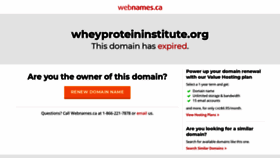 What Wheyoflife.org website looked like in 2021 (2 years ago)
