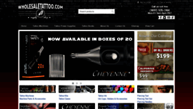 What Wholesaletattoo.com website looked like in 2021 (2 years ago)