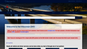 What Wisconsindmv.gov website looked like in 2021 (2 years ago)