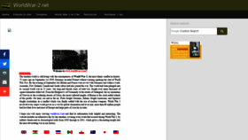 What Worldwar-2.net website looked like in 2021 (2 years ago)