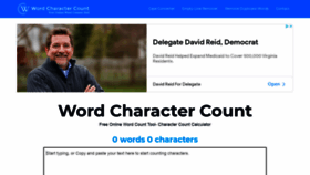 What Wordcharactercount.com website looked like in 2021 (2 years ago)