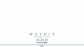 What Whatisthematrix.com website looked like in 2021 (3 years ago)