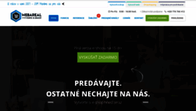 What Webareal.sk website looked like in 2021 (3 years ago)
