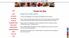What Wooden-toy-plans.com website looked like in 2021 (2 years ago)