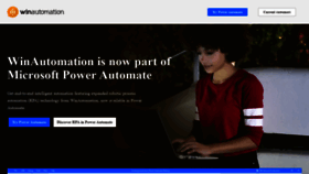 What Winautomation.com website looked like in 2021 (2 years ago)