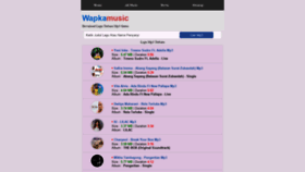 What Wapka.wapsing.com website looked like in 2021 (2 years ago)