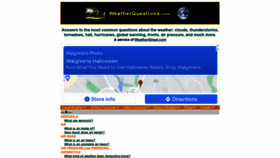 What Weatherquestions.com website looked like in 2021 (2 years ago)