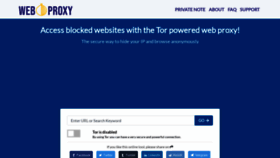 What Weboproxy.com website looked like in 2021 (2 years ago)