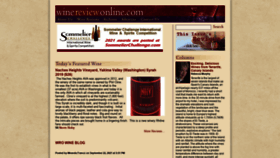 What Winereviewonline.com website looked like in 2021 (2 years ago)