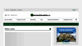 What Waterloochronicle.ca website looked like in 2021 (2 years ago)