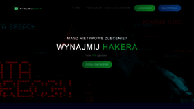What Wynajmijhakera.pl website looked like in 2021 (2 years ago)