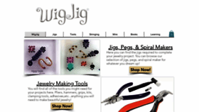 What Wigjig.com website looked like in 2021 (2 years ago)