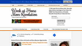 What Workathomemomrevolution.com website looked like in 2021 (2 years ago)