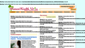 What Womenhealthnet.ru website looked like in 2021 (2 years ago)