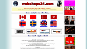 What Webshops24.com website looked like in 2021 (2 years ago)