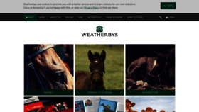 What Weatherbys.co.uk website looked like in 2021 (2 years ago)
