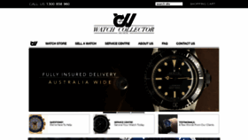 What Watchcollector.com.au website looked like in 2021 (2 years ago)