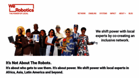 What Werobotics.org website looked like in 2021 (2 years ago)