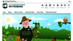 What Wittenberg.de website looked like in 2021 (2 years ago)