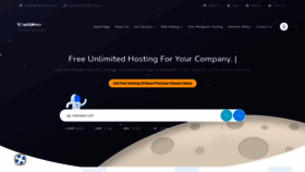 What Woomhost.com website looked like in 2021 (2 years ago)